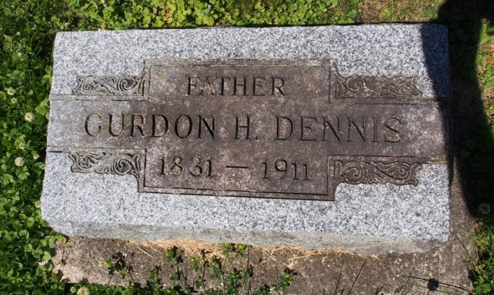 DENNIS Gurdon Harkness 1831-1911 grave.jpg